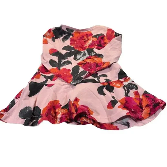 Joules Baby Girl 1Y Pink/Red Floral Dress - Picture 6 of 6